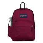 JanSport Superbreak Backpack - Durable, Lightweight Premium Backpack, Red