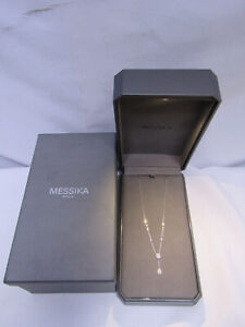 MESSIKA My Twin White Gold Diamond Drop Necklace - Magnificent