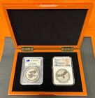 2014 & 2024 Silver Australia Wedge-Tailed Eagle MS-70! FIRST & 10th ANNIVERSARY!