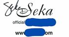 RARE Seka Adult Star Signed Autographed Business Card