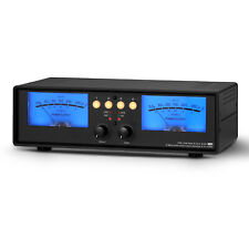 Douk Audio VU2 Dual Analog VU Meter Display 4-way RCA Audio Selector Splitter