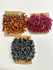 Plastic Bead Trim Fringe Edging Tassel Craft Dress Curtain 6 Total Yards Sew DIY