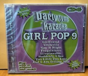 Party Tyme Karaoke - Girl Pop 9 (8+8-song CD+G) - Brand new!