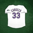 Jose Canseco 1999 Tampa Bay Devil Rays Men's Home White Throwback Jersey