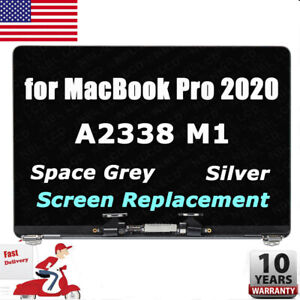 A2338 for MacBook Pro 13 M1 2020 Retina LCD Screen Replacement Assembly A++ New