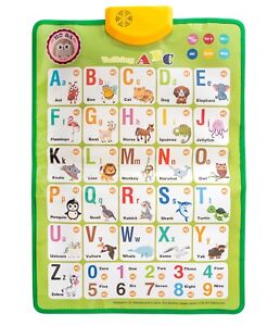 Kids Electronic Interactive Alphabet Talking Wall Chart Music ABC Learning Toy