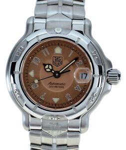 New Ladies 29mm Tag Heuer 6000 Series Automatic Copper Watch WH2315-2 w/ B+P!