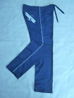 Nike Cortez Vintage Track pants Men's Small Dark Blue Straight Leg Graphic Print
