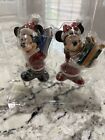 New ListingDisney Mickey Minnie Christmas Ceramic Salt And Pepper Shaker Set New Vintage