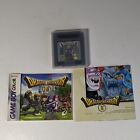 Dragon Warrior 1 & 2 Gameboy Color GBC Cartridge & Booklet & Map Authentic