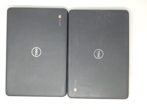 Lot of 2 Dell Chromebook 3100 | Celeron N4020 | 4GB RAM | 16GB HDD | Chrome OS