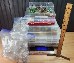 Huge Lot 13.2 Lbs Of Beads Jewelry Making Craft Supplies Including Containers