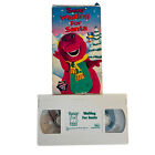 Barney Waiting For Santa VHS Tape 1992 Vintage Video Christmas Holiday White