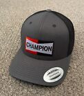 Champion Hat Vintage Spark plug Snapback Trucker Mesh Cap Handcrafted in Florida