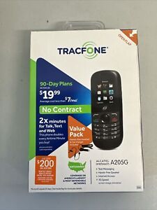 New Tracfone Alcatel One Touch A205G No Contract Cell Phone