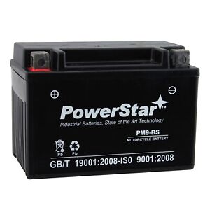 PowerStar YTX9-BS Motorcycle Battery Compatible with KTM 390 Duke 2015 to 2018