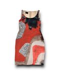 Akris Multicolor Garden Print Sleeveles Silk Dress Size 38 US 6 RRP 2499$