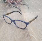 Fendi Women's Eyeglass Frames Only F 1047 Blue Black Gold 443  52-16 135 EUC
