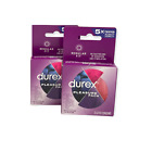 Durex Pleasure Pack 3 Latex Condoms Regular Fit *LOT OF 2*