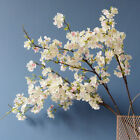 4 Forks Artificial Flower Sakura Branch Bouquet Wedding Party Home Floral Decor