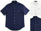 POLO Ralph Lauren Oxford Shirt Men's 100% Cotton Short Sleeve Classic Fit