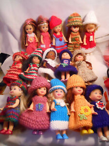 KELLY DOLL w/ HAND KNIT DRESS & HAT plus Shoes YOUR CHOICE