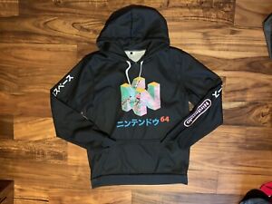NINTENDO N64 Japanese hoodie Retro Style 80s and 90s Vintage Inspired Art Hoodie