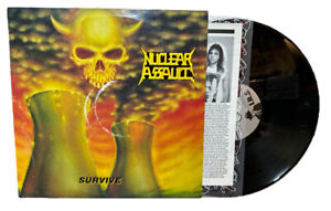 Nuclear Assault - Survive -Mint Vinyl - 1988 1st Thrash Metal Promo LP IRS-42195