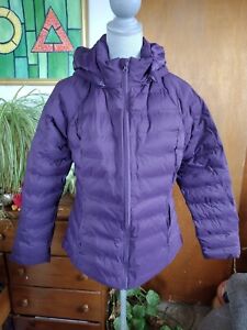 Time And Tru Women's Puffer Jacket Coat Removable Hood Sz M 8/10