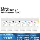 Refillable Ink Cartridge With Permanent Chips For Canon iPF500 iPF510 iPF600