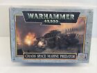 Warhammer 40k Chaos Space Marine Predator Boxed With Metal Parts NOS