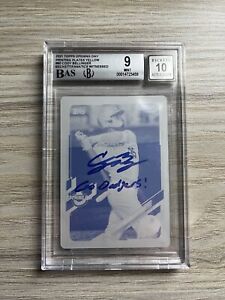 Cody Bellinger 2021 Auto 1/1 Printing Plate
