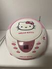 New ListingHello Kitty KT2024A Stereo AM/FM CD Player Boombox Radio Tested Pink
