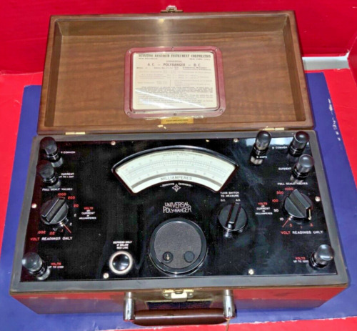 Sensitive Research Instrument Corp. Vintage Universal Polyranger AC/DC