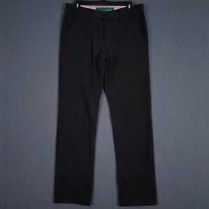 Toddland Pants Mens 32 (Fits 31x32) Dark Gray Flat Front Straight Leg Chinos