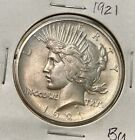 1921 BU+ Silver Peace Dollar  EXCELLENT COIN RARE KEY DATE.  “NO RESERVE!!”