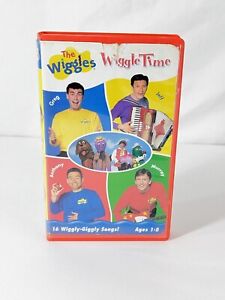 The Wiggles: Wiggle Time VHS 2000 Red Clam Shell Greg Jeff Anthony Murray