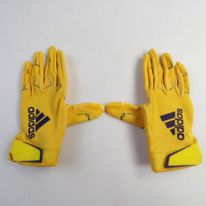 adidas adizero Gloves - Receiver Men's Yellow/Purple New with Tags