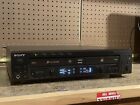 Sony RCD-W500C 5 Disc CD Changer & CD Recorder TESTED WORKING No Remote