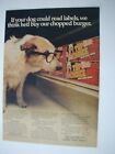 1975 Top Choice Dog Food with coupon card  1975 VINTAGE PRINT AD LO57