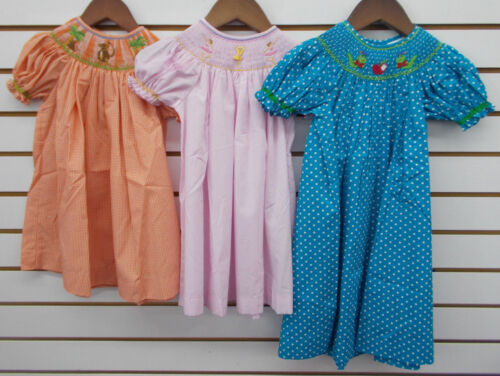 Infant/Toddler/Girls Mom & Me Assorted Hand Smocked Dresses Sizes 12Months - 6