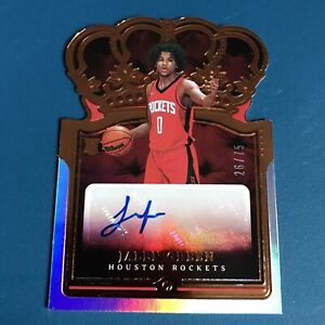 New Listing2021-2022 Jalen Green Crown Royale Auto /75, Rockets