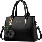 Women'S Leather Handbag Tote Shoulder Bag Crossbody Purse