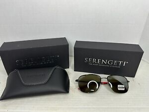 Serengeti Tellaro 8818 Sunglasses Shiny Black/Green Polarized PHD2.0 Lens 60mm