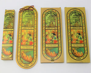 Song of India (Indian Temple) Incense Sticks: Pick 15 25 60 or 150 gram Pack