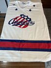 Vintage Rochester Americans Promo Hockey Shirt XL Geordie Robertson Signed