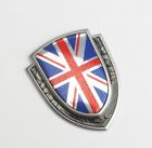 3D Silver Metal Alloy England Union Jack Flag Car Fender Rear Trunk Emblem Badge (For: Aston Martin Rapide AMR)