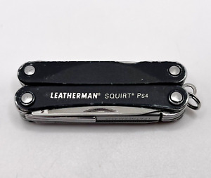 Leatherman Squirt PS4 Black Multi-Tool Discontinued - Good condition!