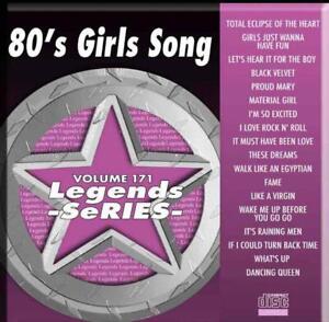 LEGENDS KARAOKE CDG DISC 80'S GIRLS SONG #171 CD CD+G OLDIES POP MADONNA  WHAM
