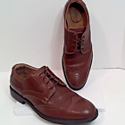 Florsheim Comfortech Mens Wingtip Oxford Shoes Brown Leather Size 12 D Lace Up